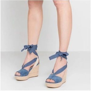 Ugg Sandal Wedges with Ankle Bows